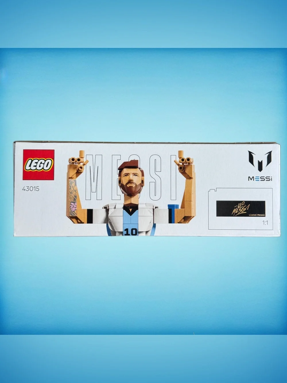 LEGO Lionel Messi Soccer Legend 43015 Football Building Display Set 2 In 1